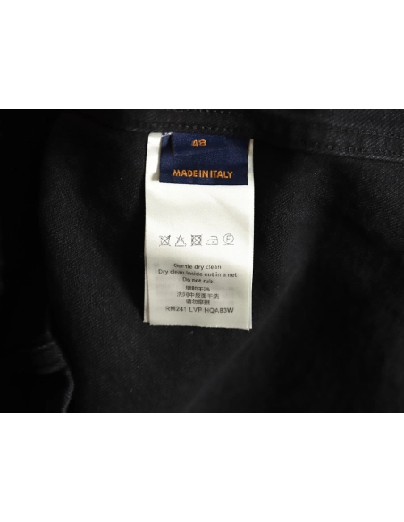 Louis Vuitton embossed monogram denim jacket TSK1 4652,Cheap Replica Reps Louis Vuitton