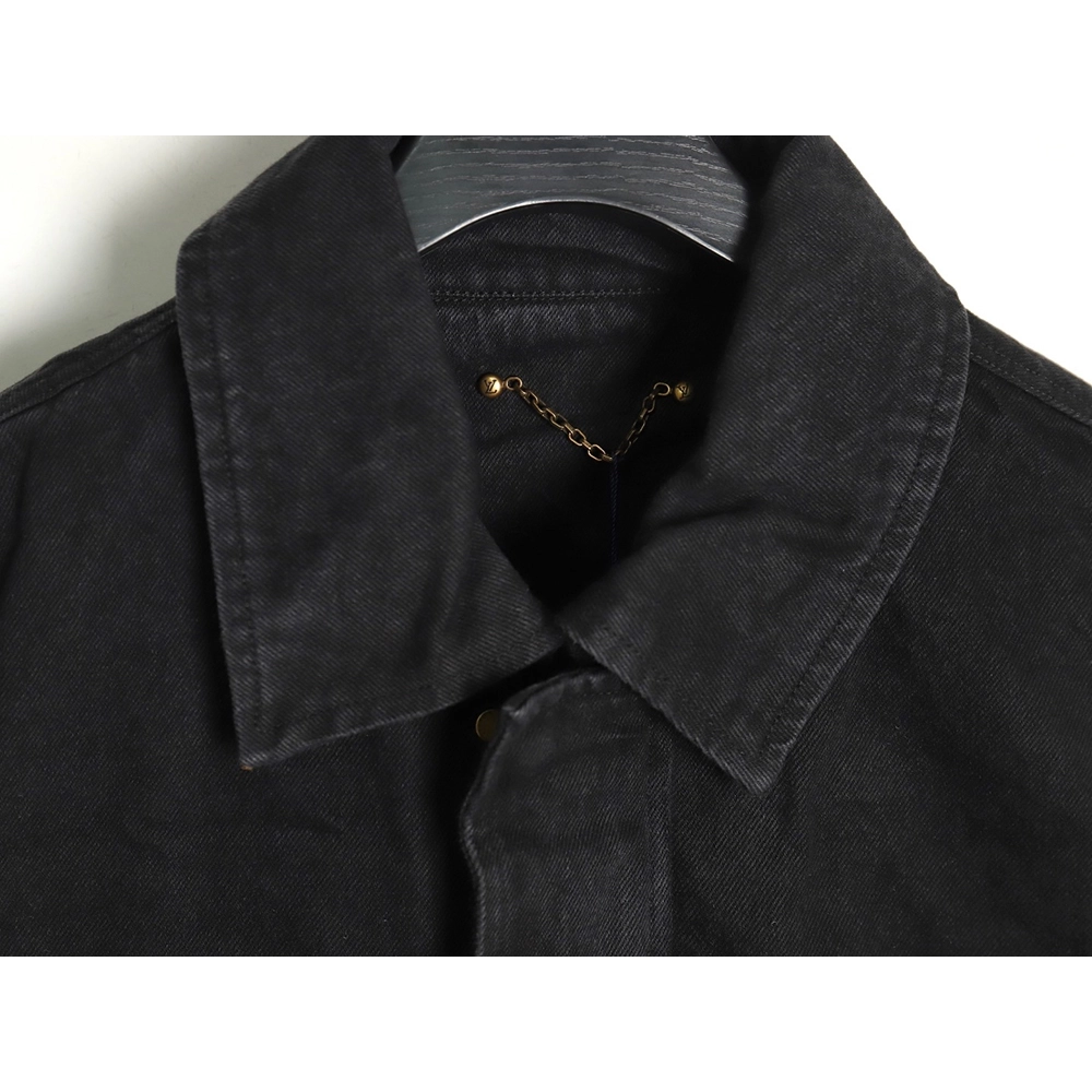 Louis Vuitton embossed monogram denim jacket TSK1 4652,Cheap Replica Reps Louis Vuitton