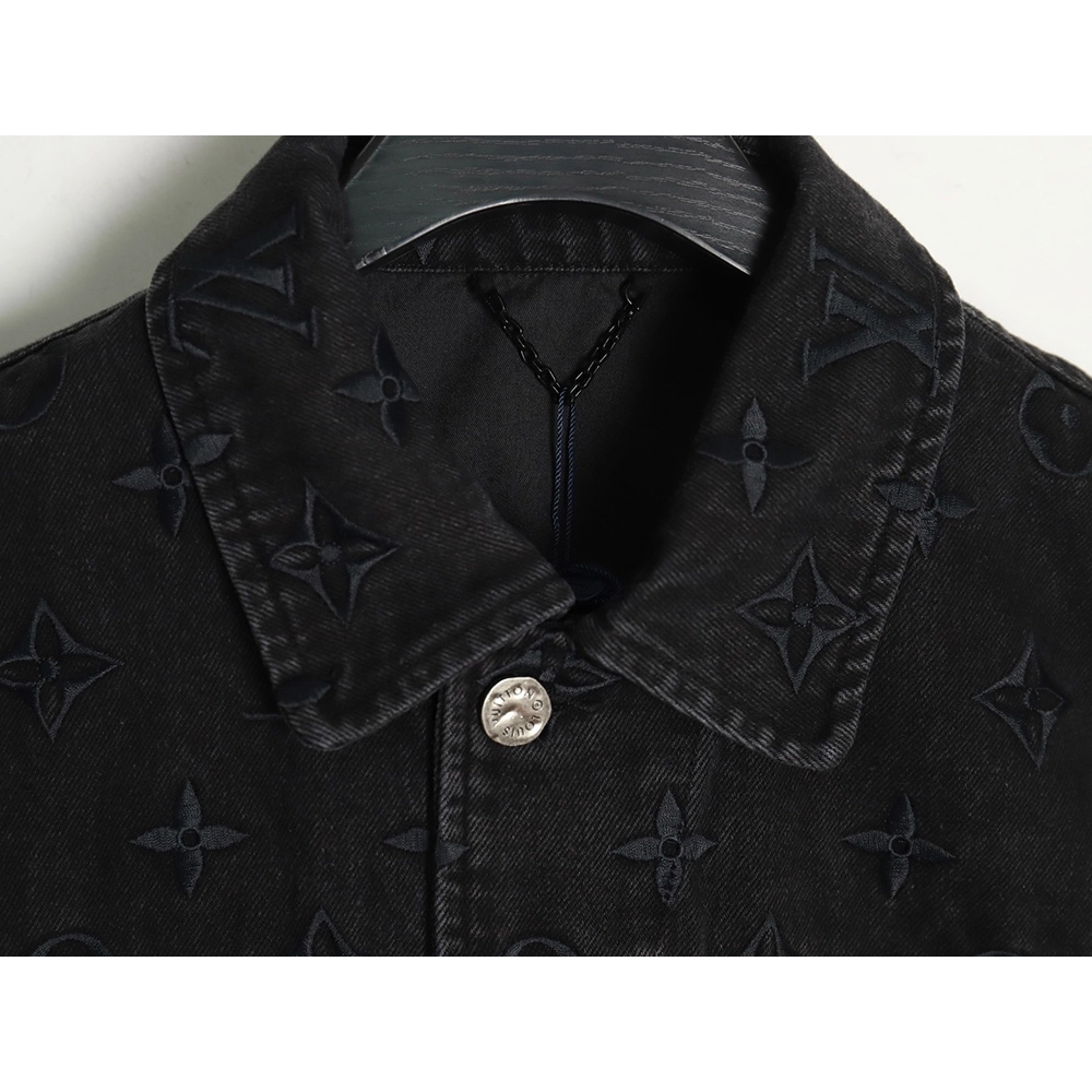Louis Vuitton Gradient Jacquard Denim Jacket,Cheap Replica Reps Louis Vuitton