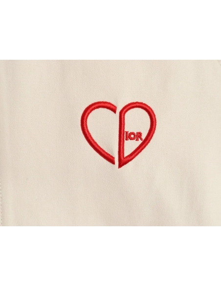 Dior embroidered heart cropped jacket,Cheap Replica Reps Dior