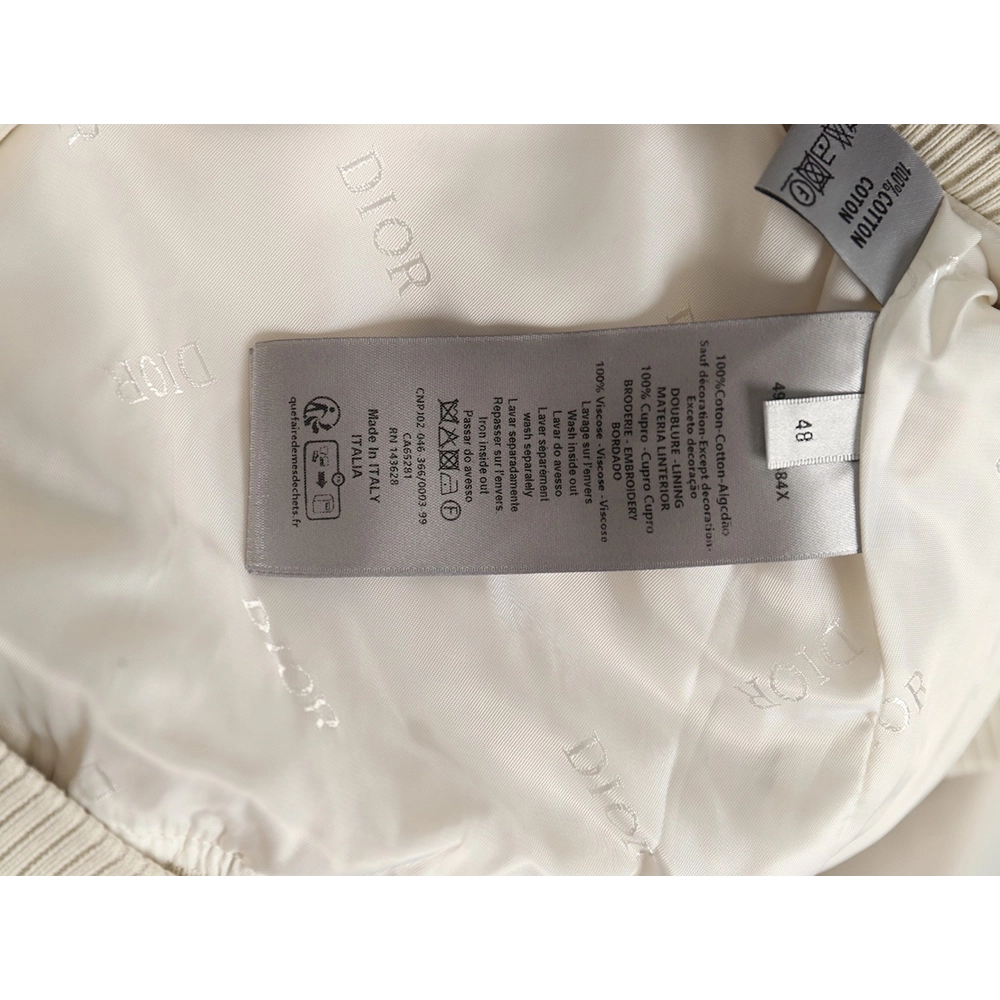 Dior embroidered heart cropped jacket,Cheap Replica Reps Dior