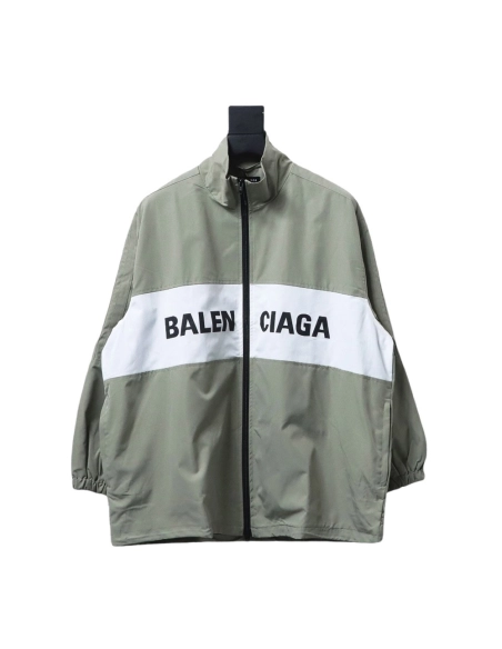 Balenciaga patchwork contrast color jacket,Cheap Replica Reps Balenciaga