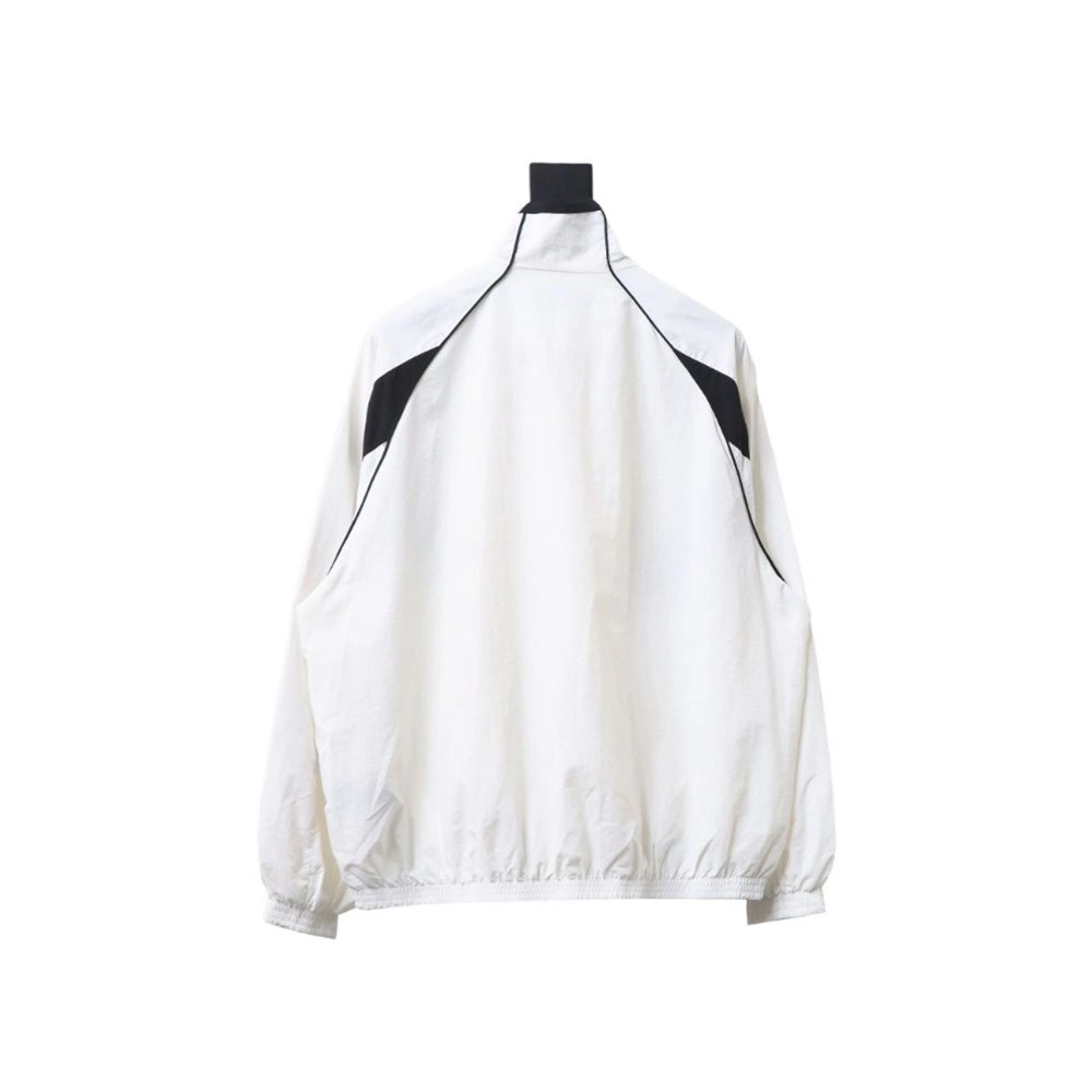 Balenciaga red and white stitching sports jacket,Cheap Replica Reps Balenciaga
