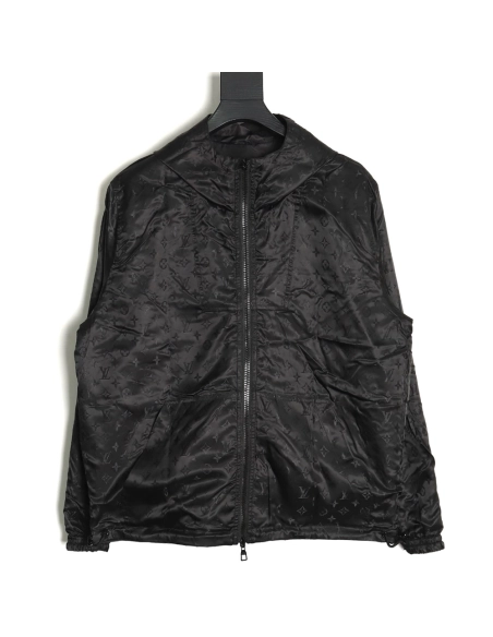 Louis Vuitton Doublesided Jacket with Jacquard Pattern TSK2,Cheap Replica Reps Louis Vuitton
