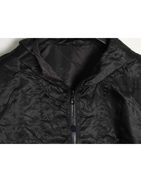 Louis Vuitton Doublesided Jacket with Jacquard Pattern TSK2,Cheap Replica Reps Louis Vuitton