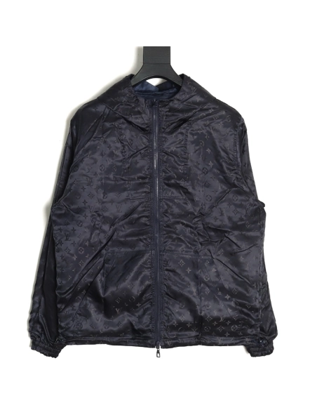 Louis Vuitton Doublesided Jacket with Jacquard Pattern TSK1,Cheap Replica Reps Louis Vuitton