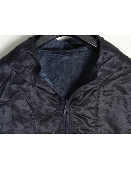 Louis Vuitton Doublesided Jacket with Jacquard Pattern TSK1,Cheap Replica Reps Louis Vuitton