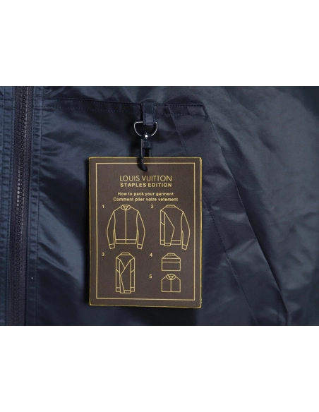 Louis Vuitton Doublesided Jacket with Jacquard Pattern TSK1,Cheap Replica Reps Louis Vuitton