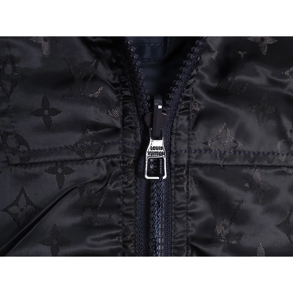 Louis Vuitton Doublesided Jacket with Jacquard Pattern TSK1,Cheap Replica Reps Louis Vuitton
