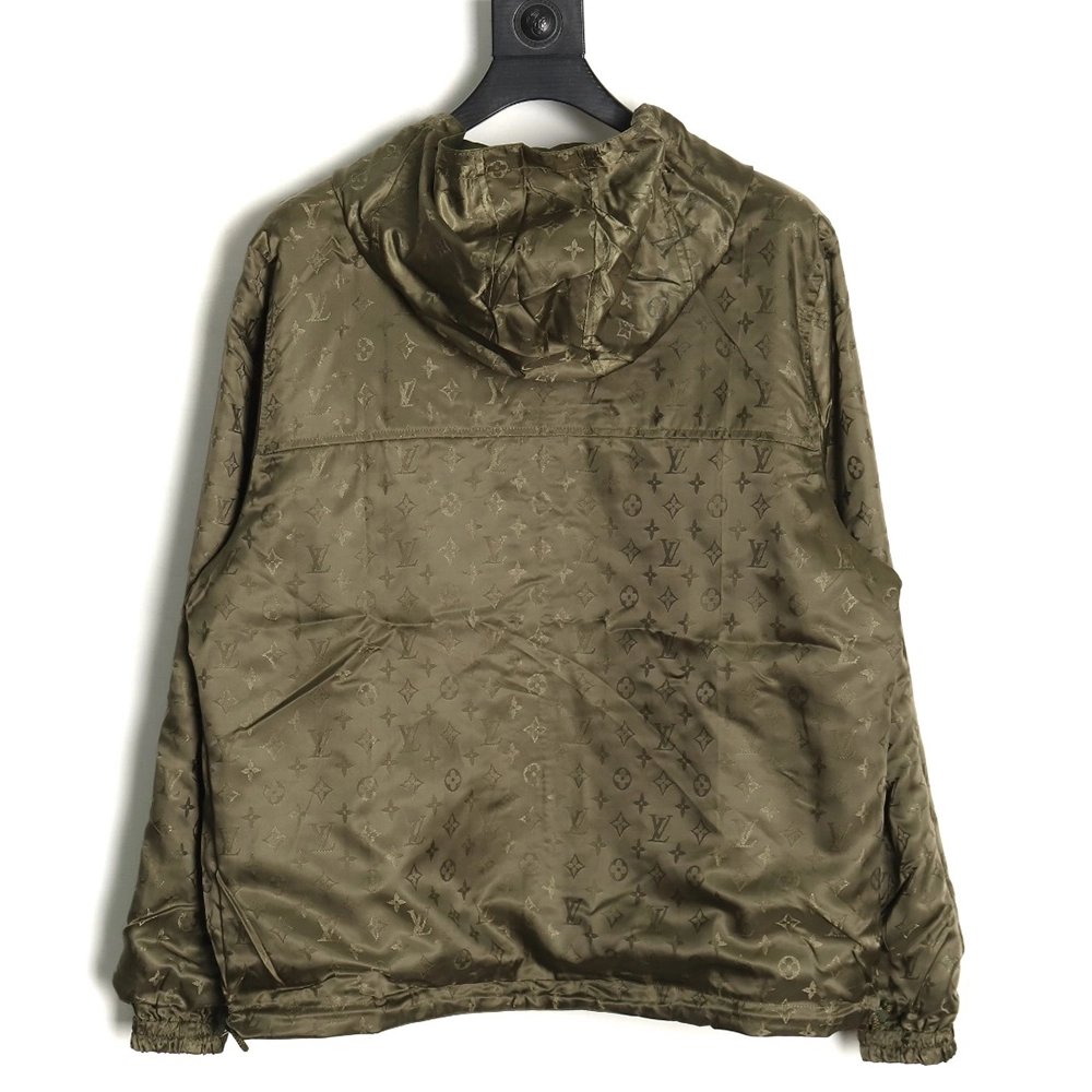 Louis Vuitton Doublesided Jacket with Jacquard Pattern,Cheap Replica Reps Louis Vuitton
