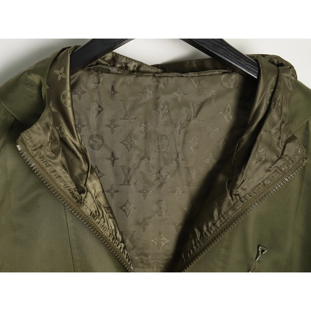 Louis Vuitton Doublesided Jacket with Jacquard Pattern,Cheap Replica Reps Louis Vuitton