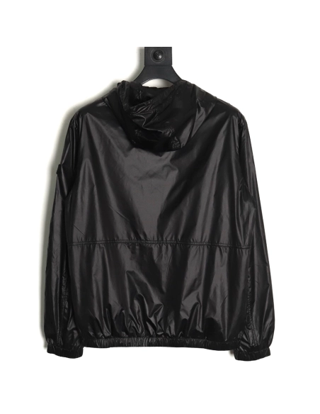 Dior Sleeve Badge Jacquard Silk Hooded Jacket TSK1,Cheap Replica Reps Dior