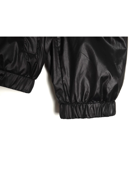 Dior Sleeve Badge Jacquard Silk Hooded Jacket TSK1,Cheap Replica Reps Dior