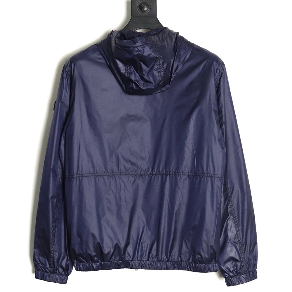 Dior Sleeve Badge Jacquard Silk Hooded Jacket,Cheap Replica Reps Dior