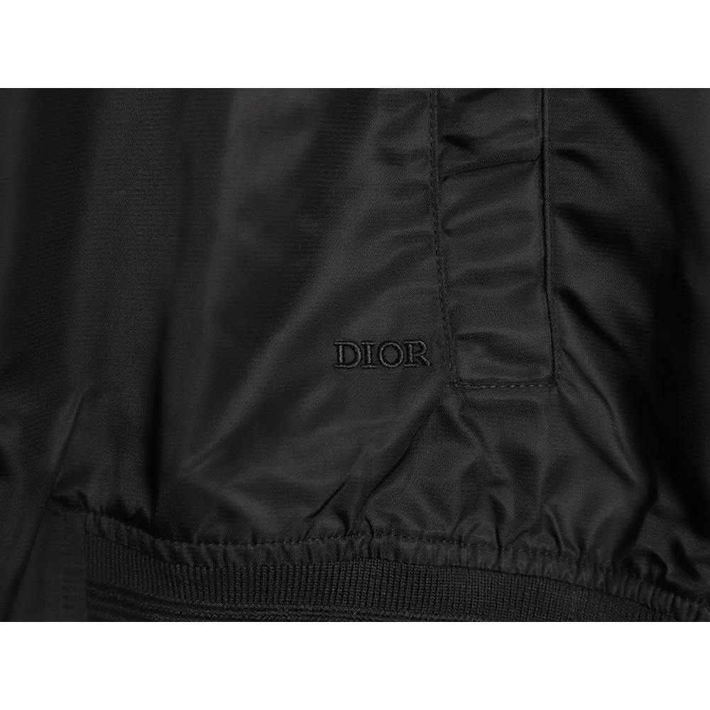 Dior square logo embroidered bomber jacket TSK1,Cheap Replica Reps Dior