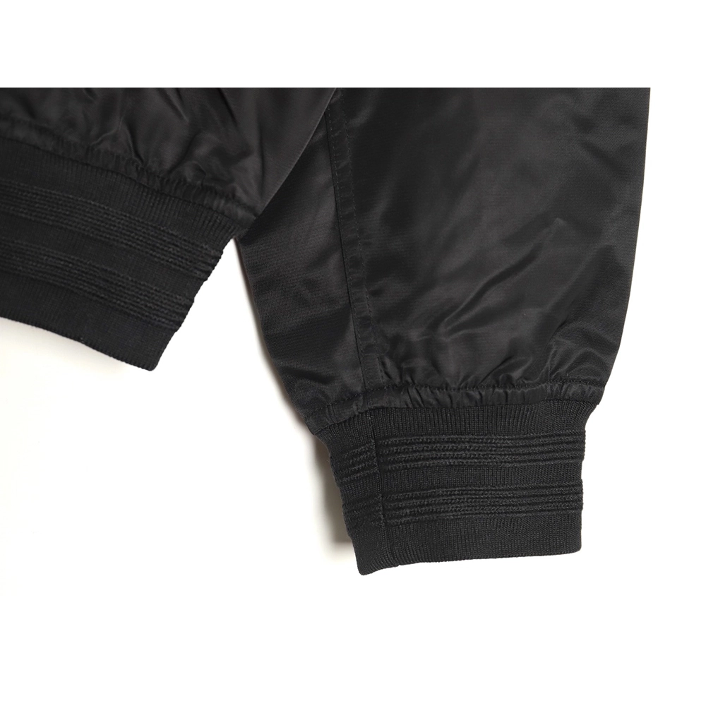 Dior square logo embroidered bomber jacket TSK1,Cheap Replica Reps Dior