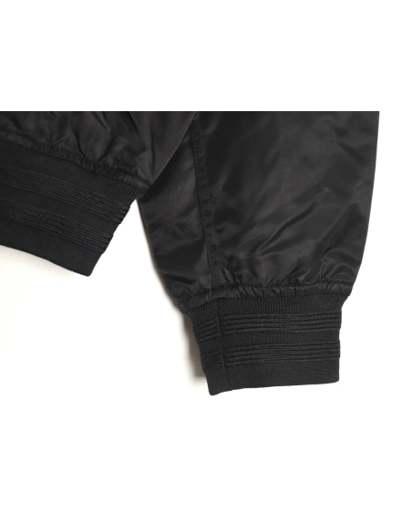 Dior square logo embroidered bomber jacket TSK1,Cheap Replica Reps Dior