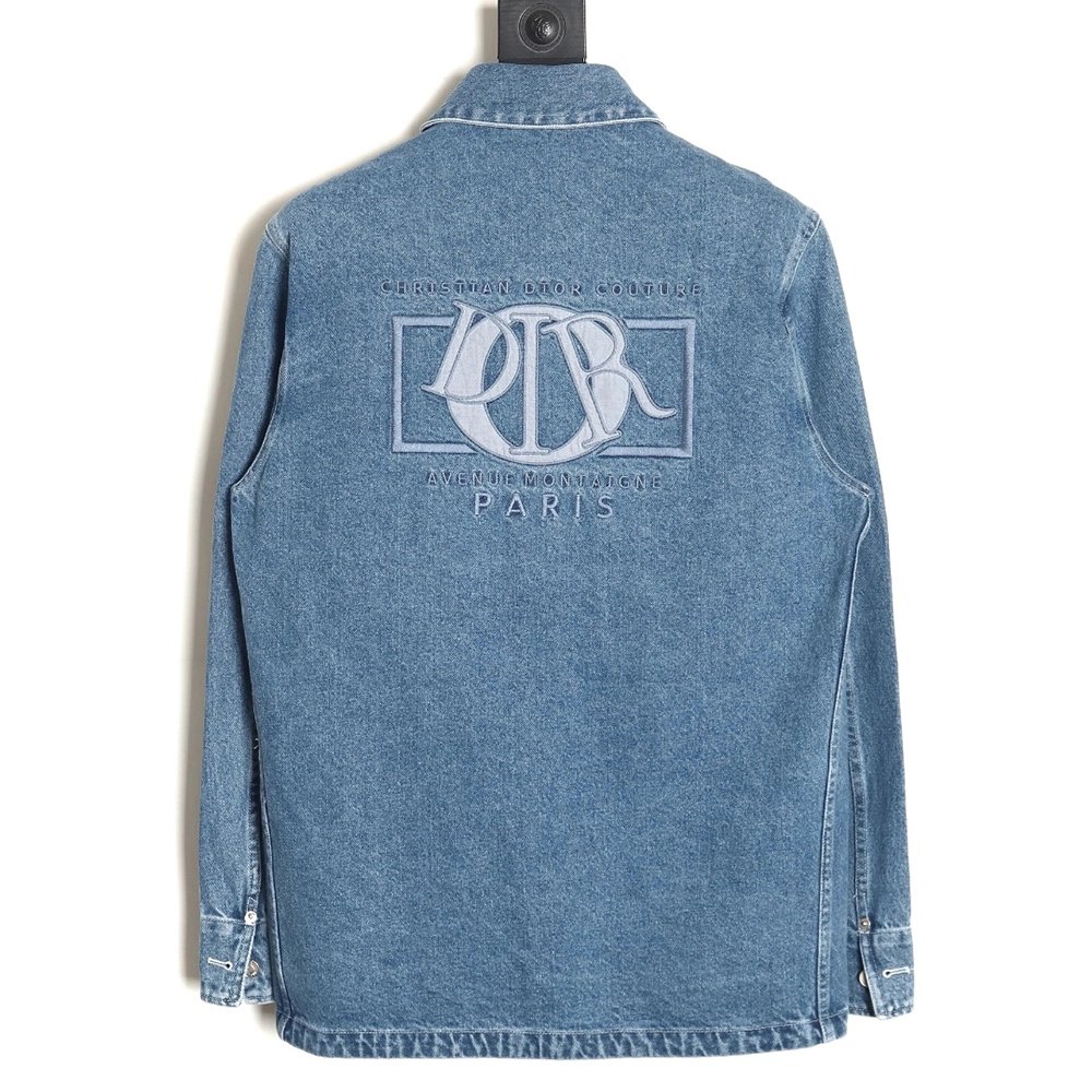 Dior Cangue Denim Worker Jacket SXL,Cheap Replica Reps Dior