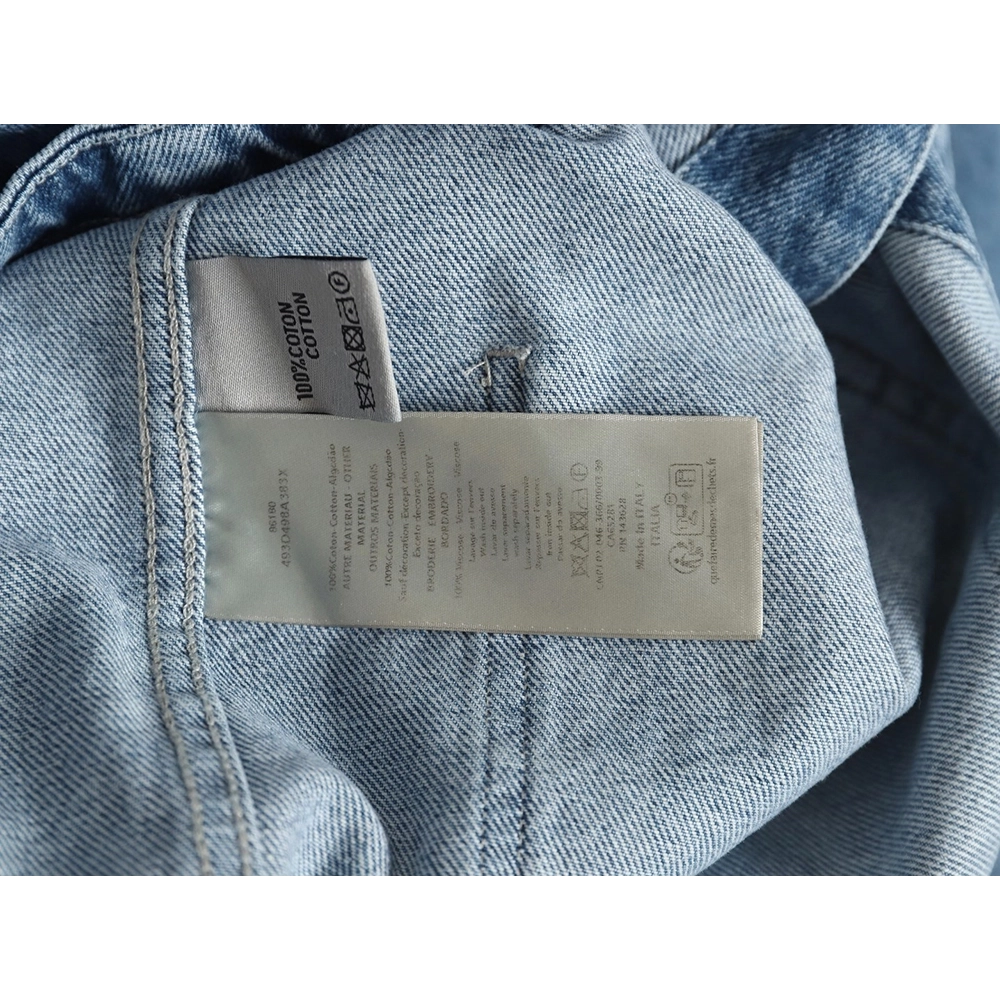 Dior Cangue Denim Worker Jacket SXL,Cheap Replica Reps Dior