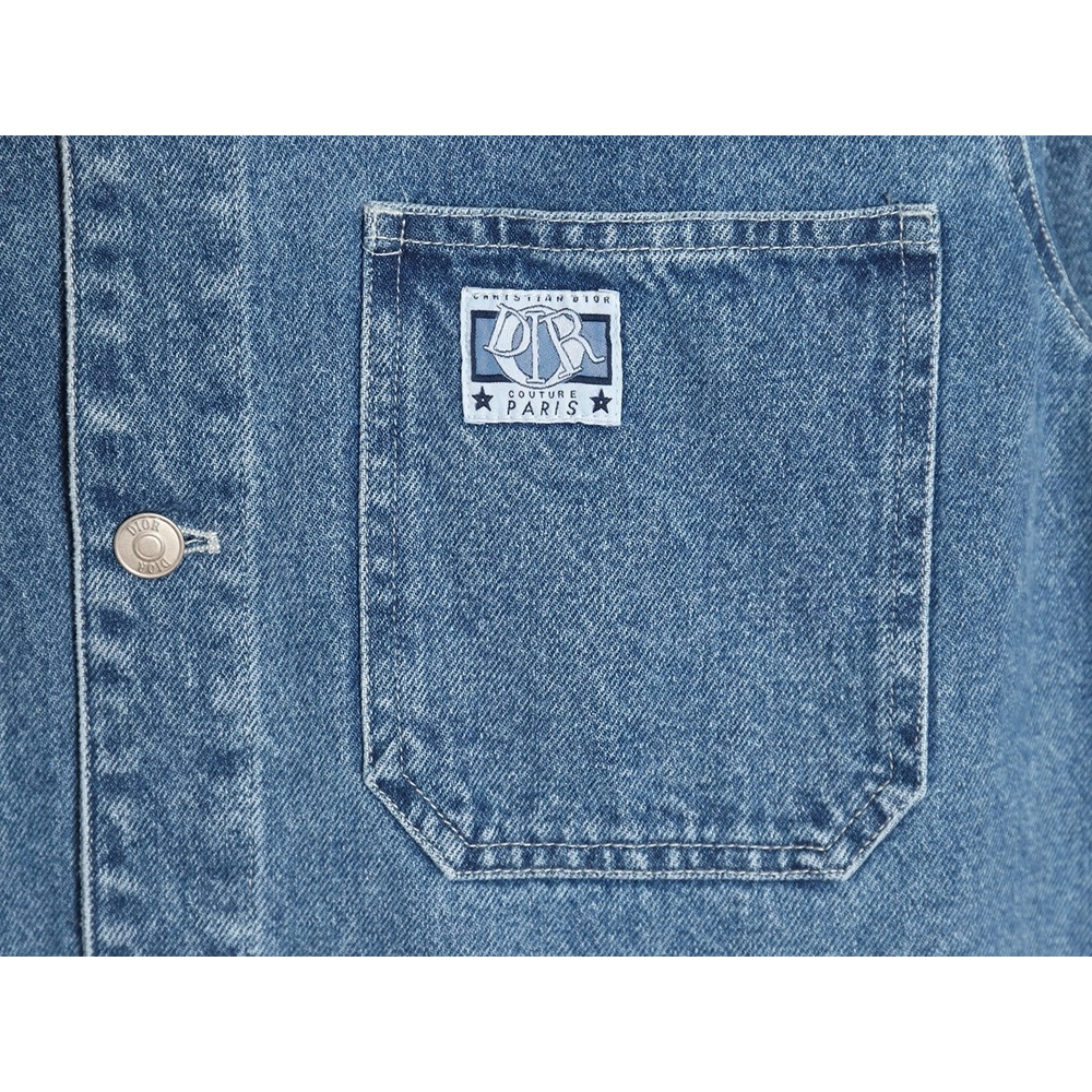 Dior Cangue Denim Worker Jacket SXL,Cheap Replica Reps Dior
