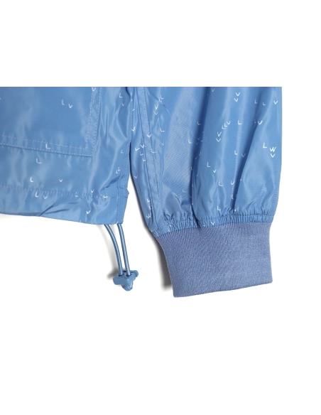 Louis Vuitton airplane gradient lettering print hooded zipup jacket,Cheap Replica Reps Louis Vuitton