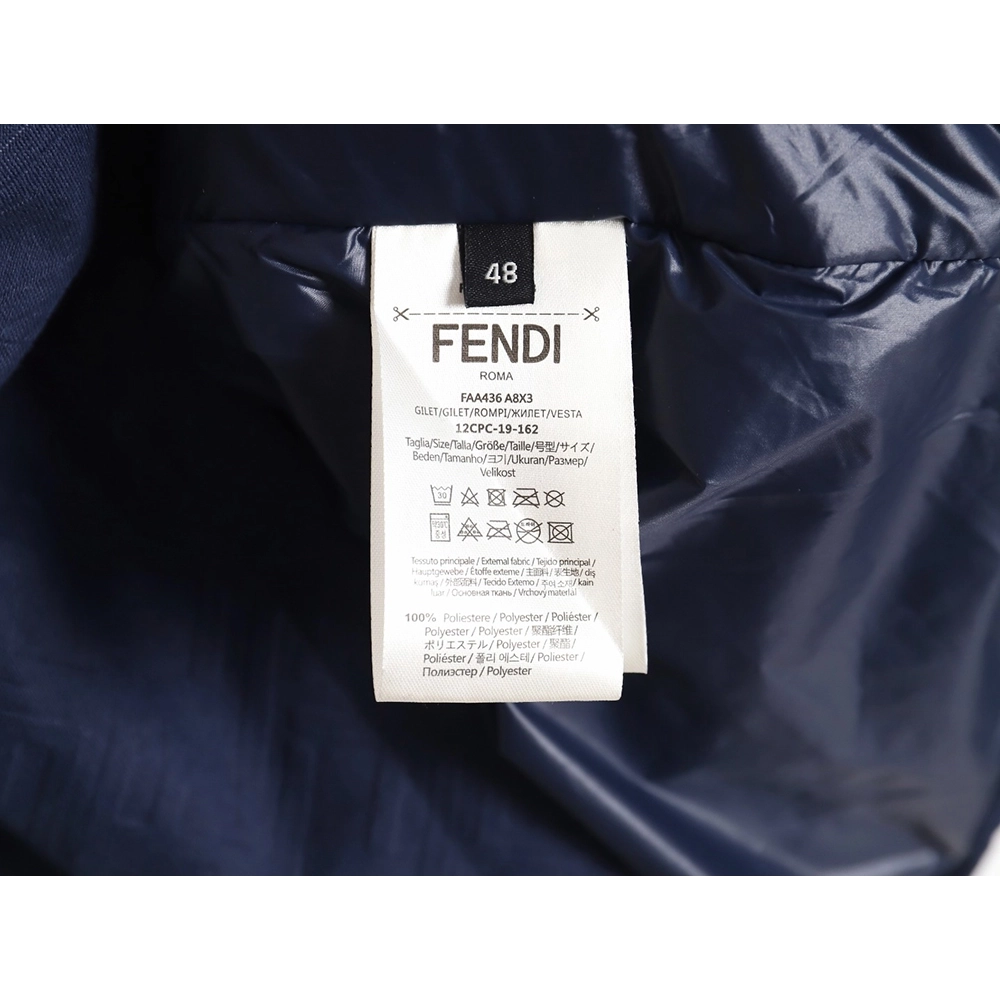 Fendi monogram pattern zipper hooded jacket,Cheap Replica Reps Fendi