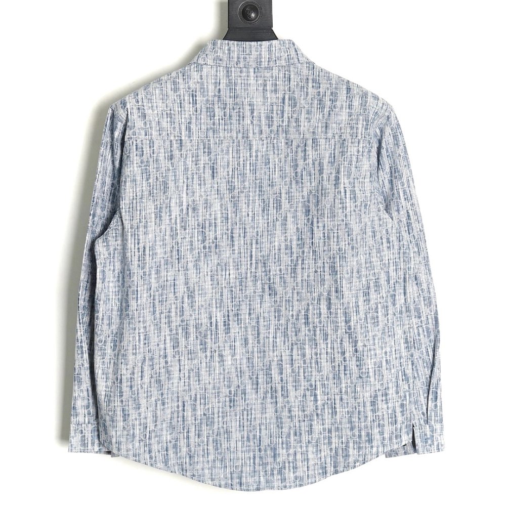 Dior classic all over print monogram denim shirt jacket 3841,Cheap Replica Reps Dior