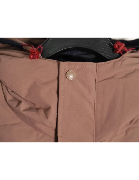 The North Face colorblock print zipup hooded down jacket TSK1,Cheap Replica Reps The North Face