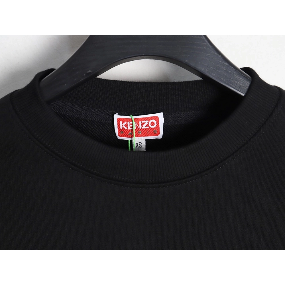 Kenzo black and white embroidered crewneck sweatshirt SXXL,Cheap Replica Reps Kenzo