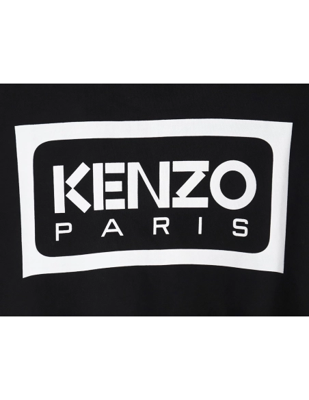 Kenzo black and white embroidered crewneck sweatshirt SXXL,Cheap Replica Reps Kenzo