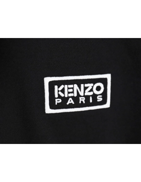 Kenzo black and white embroidered crewneck sweatshirt SXXL,Cheap Replica Reps Kenzo