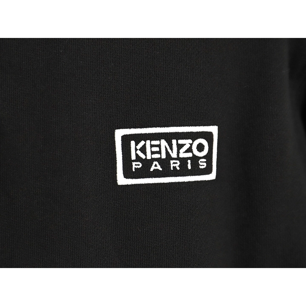 Kenzo black and white embroidered hoodie SXXL,Cheap Replica Reps Kenzo