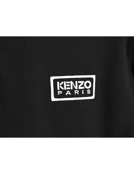 Kenzo black and white embroidered hoodie SXXL,Cheap Replica Reps Kenzo