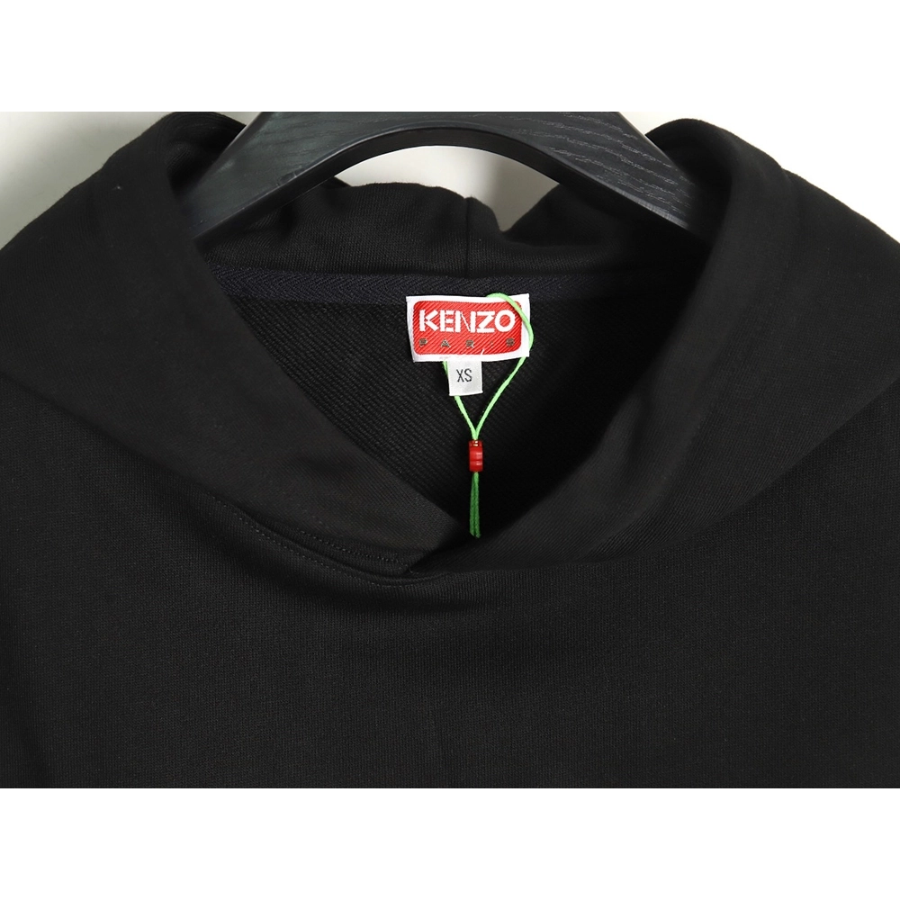 Kenzo black and white embroidered hoodie SXXL,Cheap Replica Reps Kenzo