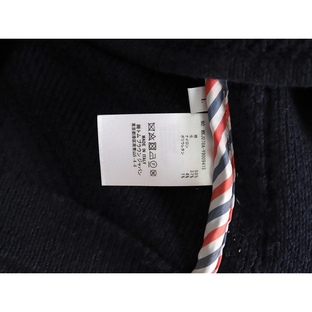 Thom Browne duffle coat with hood TSK1,Cheap Replica Reps Thom Browne