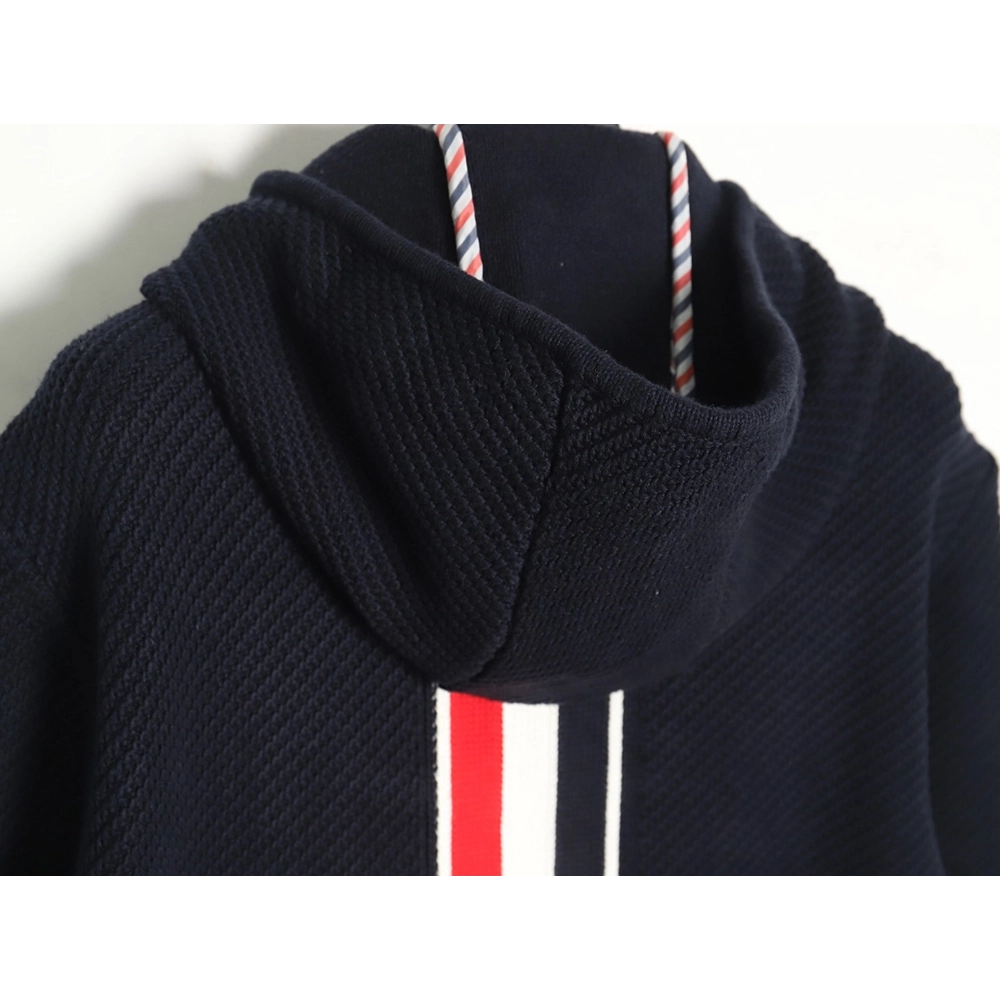 Thom Browne duffle coat with hood TSK1,Cheap Replica Reps Thom Browne