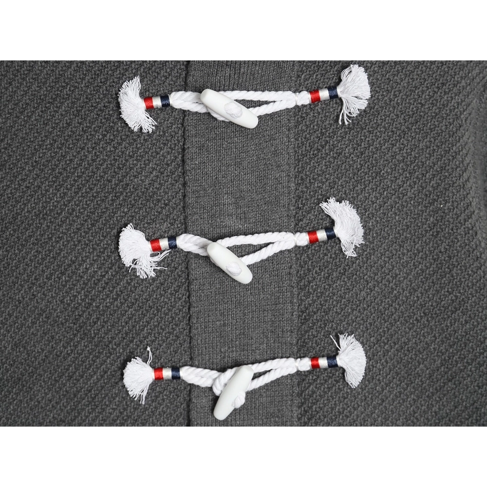 Thom Browne duffle coat with hood,Cheap Replica Reps Thom Browne