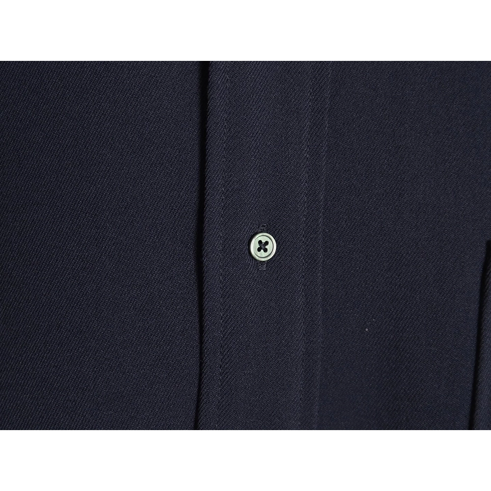 Thom Browne patchwork contrast shirt jacket TSK1,Cheap Replica Reps Thom Browne