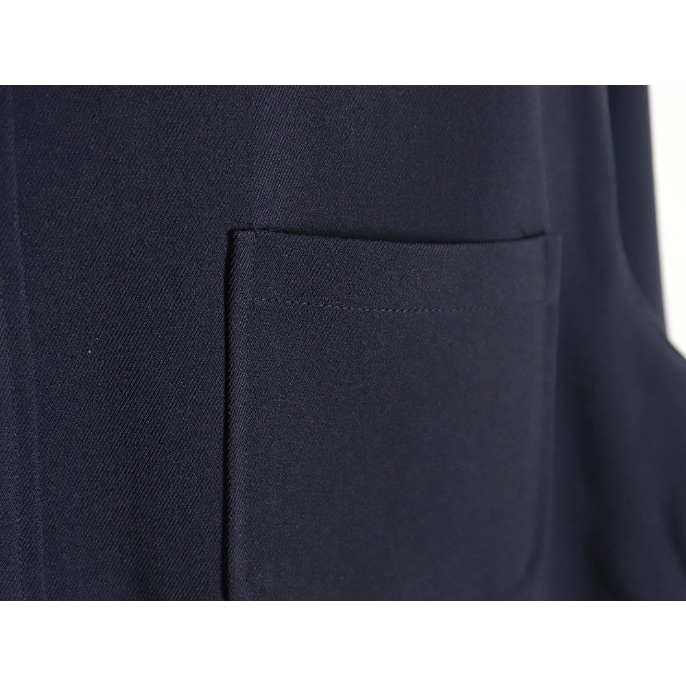 Thom Browne patchwork contrast shirt jacket TSK1,Cheap Replica Reps Thom Browne
