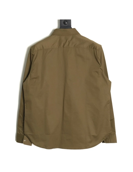 Loewe tricolor embroidered longsleeved shirt TSK1,Cheap Replica Reps Loewe