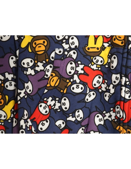 Bape My Melody shark and tiger zipup hoodie,Cheap Replica Reps Bape