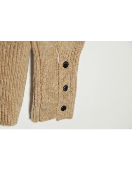 Thom Browne Three Button Crewneck Sweater,Thom Browne Sweatshirt,Sweatshirt,APPAREL
