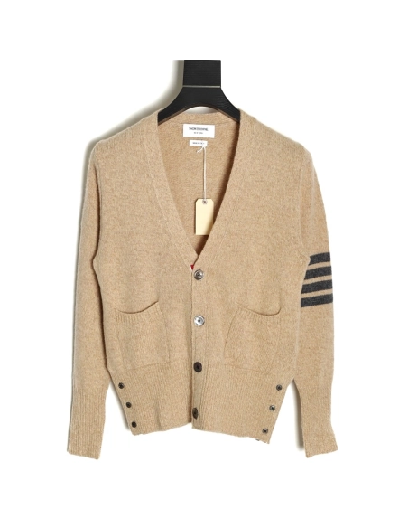 Thom Browne Three Button Cardigan,Thom Browne Sweatshirt,Sweatshirt,APPAREL