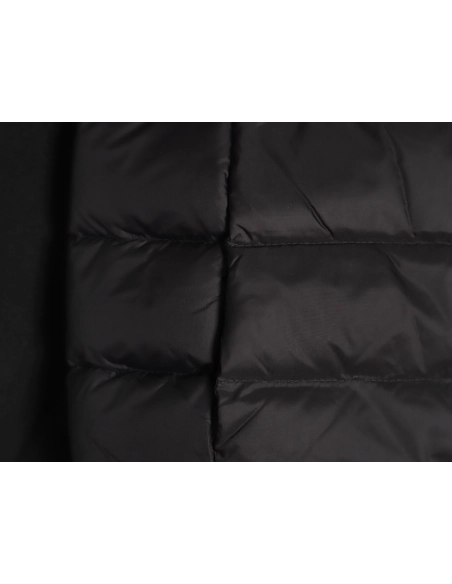 Moncler patchwork knitted stand collar lightweight down jacket,Moncler Jacket,Jacket,APPAREL