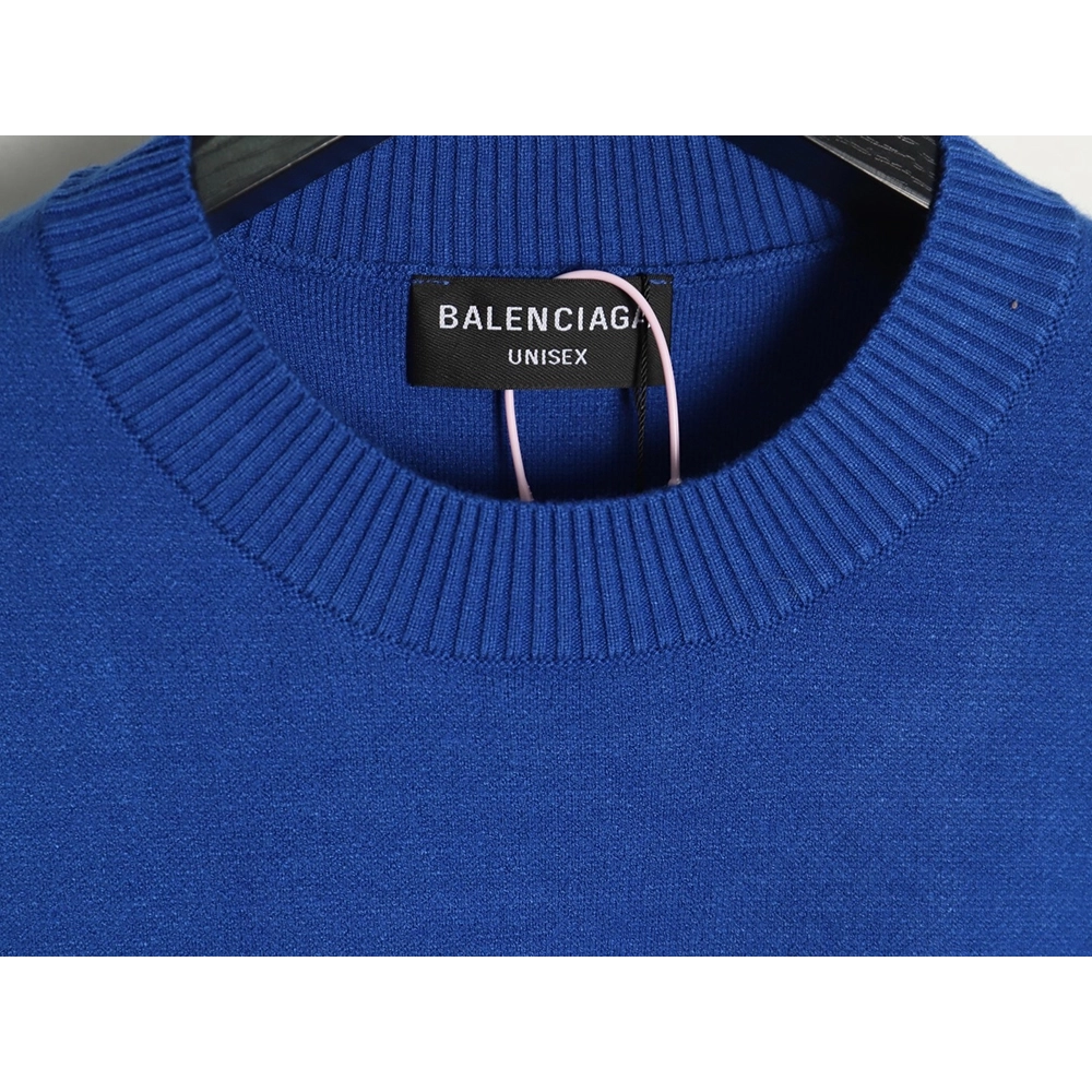 Balenciaga Coke Classic Lettering Knitted Crewneck Sweater,Balenciaga Sweatshirt,Sweatshirt,APPAREL