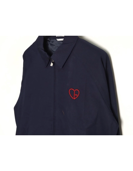 Dior heart embroidered cropped jacket,Dior Jacket,Jacket,APPAREL