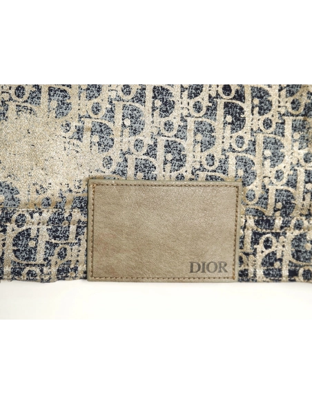 Dior all over print jacquard hooded down jacket,Dior Jacket,Jacket,APPAREL