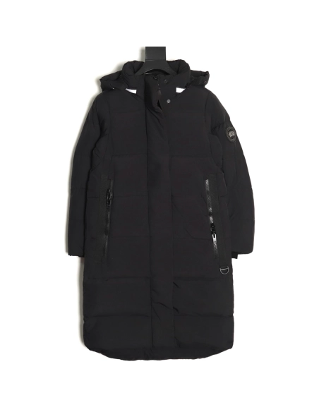 Canada goose black label long down jacket,Canada Goose Jacket,Jacket,APPAREL