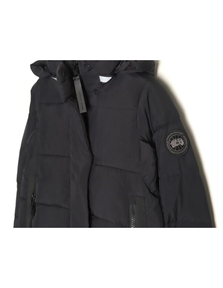 Canada goose black label long down jacket,Canada Goose Jacket,Jacket,APPAREL
