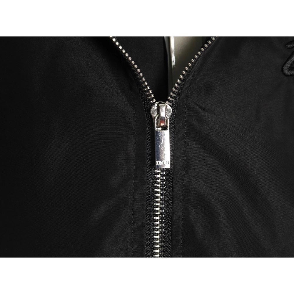 Dior embroidered letters small wasp hooded jacket,Dior Jacket,Jacket,APPAREL